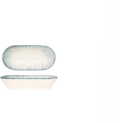 Kütahya Porselen Serveerschaal - Iceberg - Porselein - 14x7 cm (100cc) - set van 2