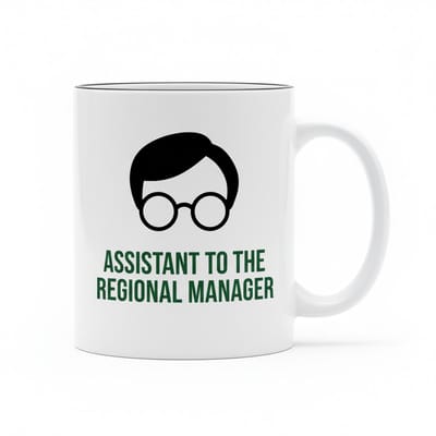 Assistant to the Regional Manager – Klassieke Grappige Kantoor Koffiemok 330 ml