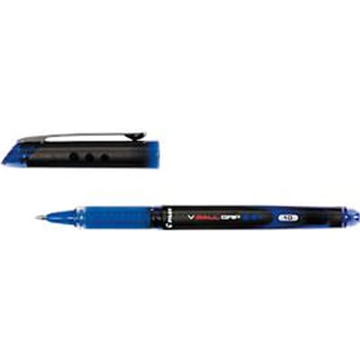Rollerpen PILOT V-Ball grip breed blauw | 12 stuks