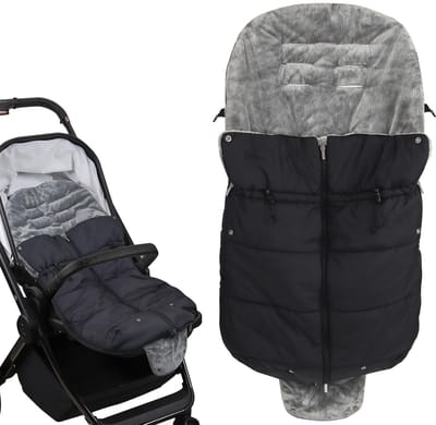 Unyqoos® Warme en Zachte Wintervoetenzak voor Kinderwagen en Babyzitje