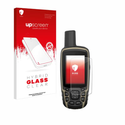 upscreen - Screenprotector voor Garmin GPSMAP 65s - Folie Beschermfolie Beschermglas transparant