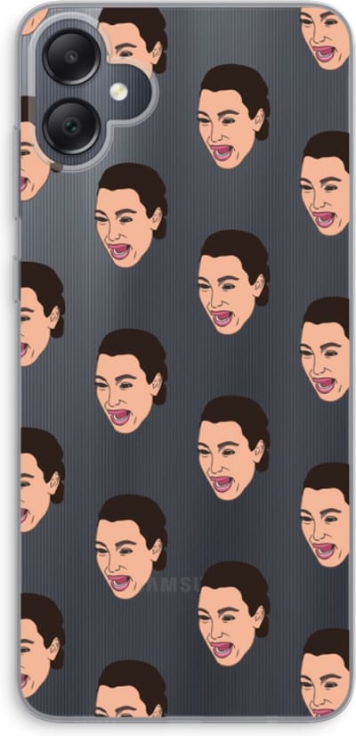 Case Company® - Hoesje geschikt voor Samsung Galaxy A05 hoesje - Ugly Cry Call - Soft Cover Telefoonhoesje - Bescherming aan alle Kanten en Schermrand