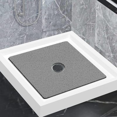 Antislip douchemat 61 x 61 cm - Zachte en sneldrogende badmat voor badkamer