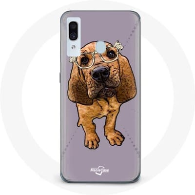 Coque pour Samsung Galaxy A20 Beagle Race de chiens dessin Animé