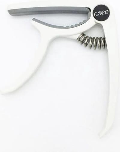 Scoby - Gitaar Capo - Gitaarklem - Muziek Accessoire - Akoestisch/Elektrisch - Guitar Capo - Wit