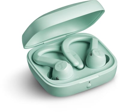 Teufel AIRY Sports TWS 2 - Draadloze Bluetooth in-ear sportkoptelefoon - Actieve ruisonderdrukking, batterijduur tot 58 uur (zonder ANC), snellaadfunctie, aanraakbediening, handsfreefunctie - nevelgroen