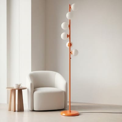 Bamyum Kelora hanglamp, Moderne stijl, Ø37 cm, goudkleurig metalen lamp