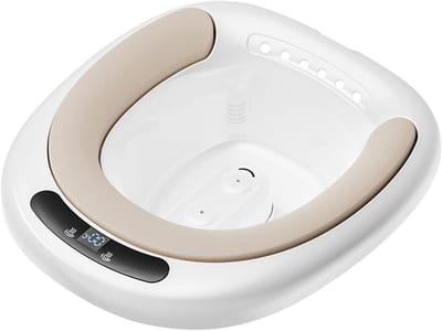 Zitbad Voor Toilet - Bidet Toilet Zitting - Persoonlijke Hygiëne - Automatische Spray-Vrije Handen - 1500 ML - Wit