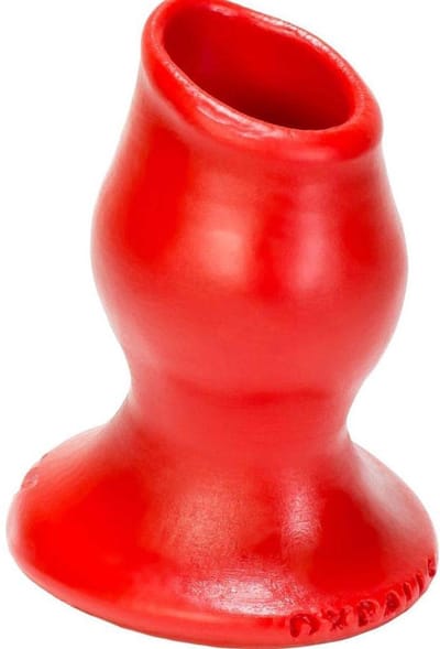 Oxballs - Pighole 2 - Holle Buttplug - Rood - Maat M