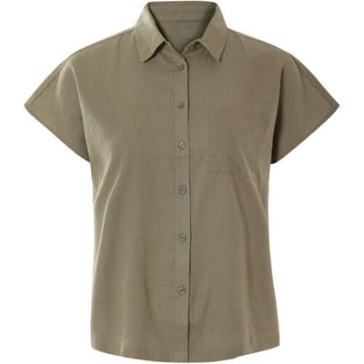 esmara Linnen dames blouse (Olijfgroen, 34)
