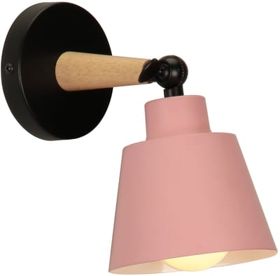 Wandlamp Slaapkamer Moderne Binnenwandlamp Verstelbare Wandverlichting voor Woonkamer Gang Hal Roze