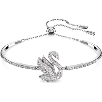 Swarovski Iconische Zwaan Kristal Armband Damesarmband 5649772 Box (Random Color),M white