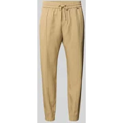 Loose fit stoffen broek van Mix van lyocell en linnen