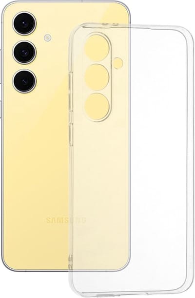Soft Clear Case Telefoonhoesje Geschikt voor Samsung Galaxy S24 FE - Transparant - Flexibel TPU Hoesj
