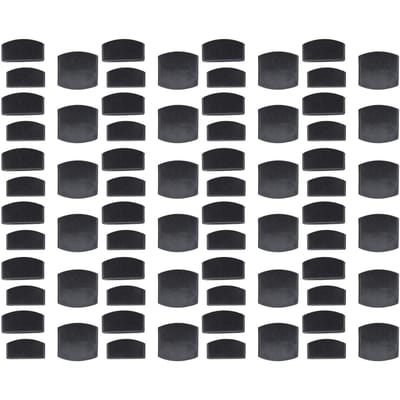 Lot de 72 embouts de fixation pour lattes de lit en plastique, connecteurs centraux, accessoires pour meubles