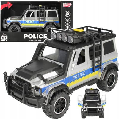 Mega Creative Politie Jeep Off-road met Licht en Geluid