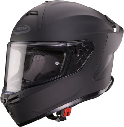Caberg Roxter Integraalhelm - Matzwart - Maat S (55 t/m 56 cm hoofdomtrek) - Sportieve helm - Motor of Scooter helm - Top en kin ventilatie - ECE 22.06 Gekeurd