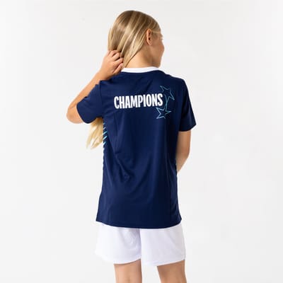 Champions League Voetbaltenue Kinderen - Maat 116 t/m 164 - Sportkledingset - Voetbalshirt & Broekje - Jongens & Meisjes - Officiële UEFA Merchandise