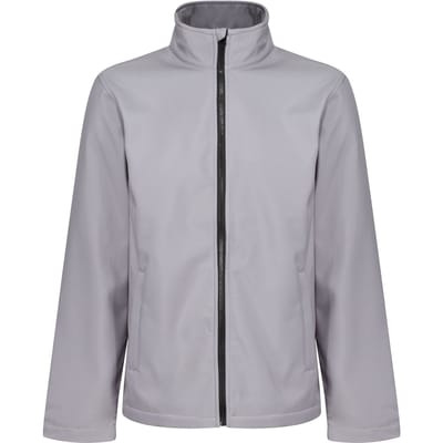 Regatta Opmerkelijk Heren Ablaze Afdrukbaar Soft Shell-jasje (Steengries/Zwart)