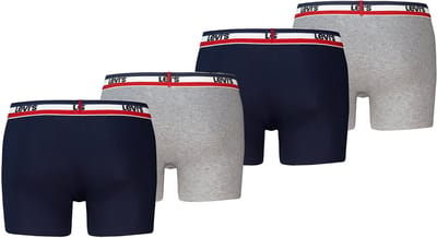 Pack of 4 men's Levis REPEAT LOGO SPW BOXER boxer shorts underwear pants