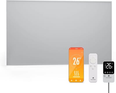 Infrarood Wandpaneel - Paneel Verwarming - Ruimte Verwarmen - App Bediening Thermostaat - 60 x 100 cm - Wit