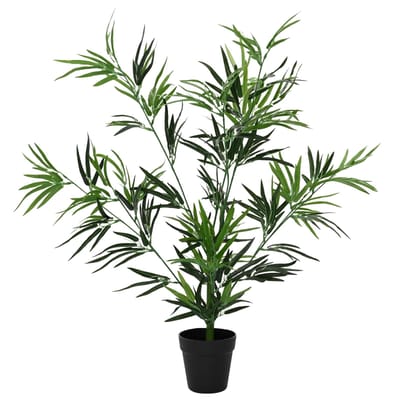 vidaXL Nepp Bambo Boom Groen 90 x 14 x 80 cm Stof en Bamboe