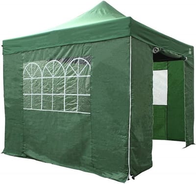 Pop-up Tuinhuisje - Feesttent - Buitenfeest - Volledig Waterdicht - 3x3m - Groen