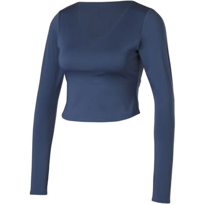 CRIVIT Dames sportshirt met bh (Blauw, XS (32/34))