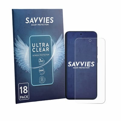 Savvies - Screenprotector voor Oppo F33 Pro - Folie Beschermfolie transparant 18 Stuks