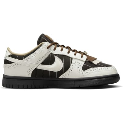 Nike Dunk Low LX Brogue Dames Sneakers Zwart Summit-White Cacao-Wow FV3642-010 45 white