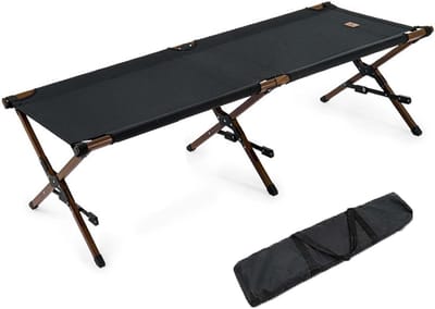 Opvouwbaar Campingbed - Draagbaar Slaapbed - Outdoor Reizen - Lichtgewicht Robuust - 190x64x43cm