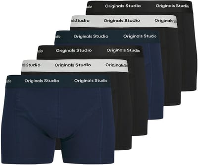 Jack & Jones Heren retro short / pant 6 pack Vesterbro Solid