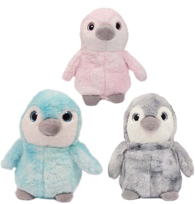 PIA Soft Toys - Set van 3 Pluche Pinguïn Knuffels - 3 ass. - 26 cm