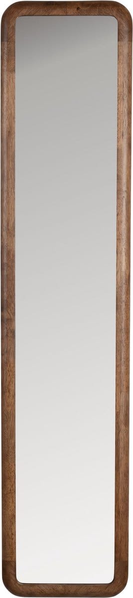 Housecraft Living Nyko Spiegel/ Wandspiegel Rechthoekig Hout 120x26 cm (M) Bruin