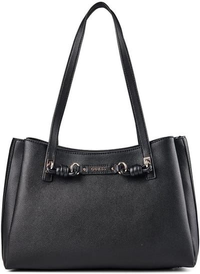 GUESS schoudertas Camelia 3 Compartment Tote Black zwart