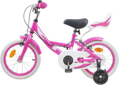 Kinderfiets 12 Inch - Loopfiets Peuter - Buiten Spelen - Verstelbaar Zadel - 85-100 cm Hoogte - Roze