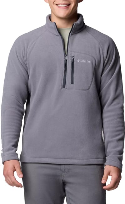 Columbia Fast Trek III ½ Zip heren fleece trui sweater 1553511 024 grijs