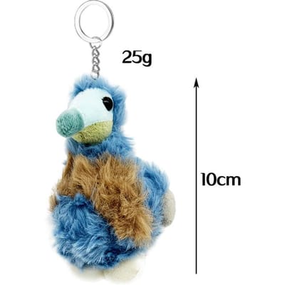 TreasuringU Dodo Pluche Speelgoed Schattig Knuffeldier Vogel Sleutelhanger Tas Pluche Knuffel Cadeau voor Kinderen Verjaardag gray