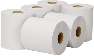 Ivana Midirol Poetspapier - 1-laags - Wit - 20cmx300mtr
