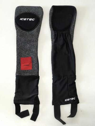 Icetec | Drukknop Snijvaste Scheen-/Enkelbeschermers - XXL OP=OP Schaatsen