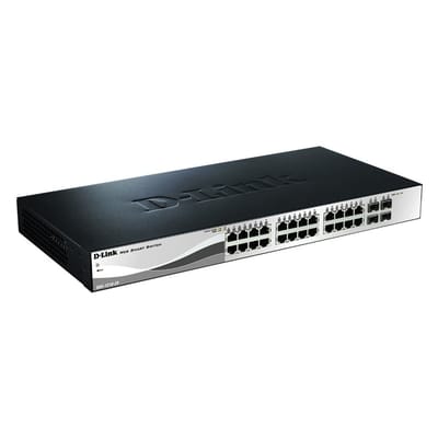 D-Link DGS-1210-28/E DGS-1210-28/E Netwerk switch 24 + 4 poorten 56 GBit/s