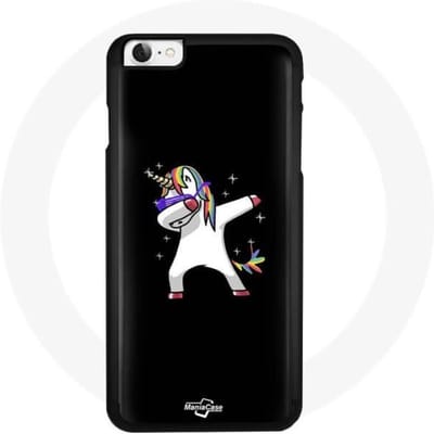 Coque - Unicorn - iPhone SE - Souple - Noir - Mixte