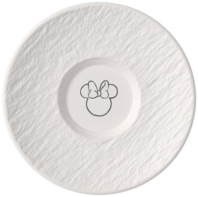 Kaffee-Untertassen Manufacture Rock Blanc - Mickey Mouse ø 15,4 cm Set van 6