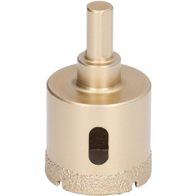 Foret Diamant Brasé Scie Cloche à Noyau Outil de Coupe Creux pour Verre Carrelage Granit Marbre Porcelaine 38mm
