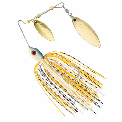 PikeAttack - Spinnerbait - Roofvissen - Oranje/Wit - 10cm - 15g