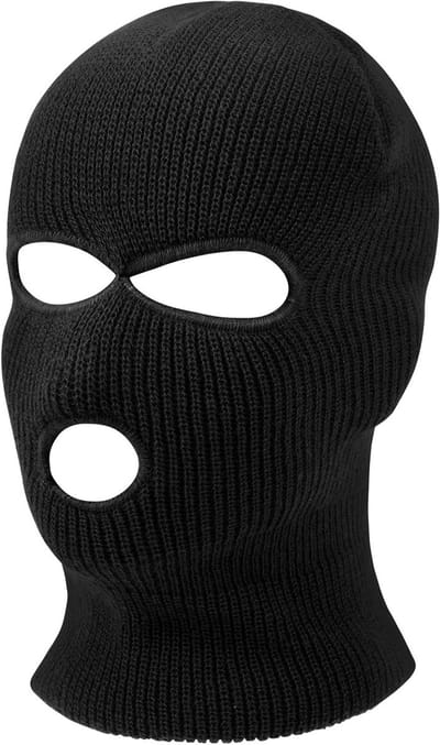 Multifunctionele Balaclava met 3 en 2 Gaten voor Skiën, Fietsen en Motorrijden - Warm en Ademend Masker