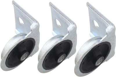Radiator Beugel Set - Intercooler Montage - Voertuig Reparatie - IJzer Rubber Constructie - 3 Stuks - Zwart