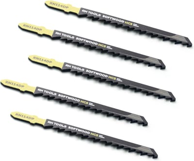 RNtools Decoupeerzaagjes Softwood HCS 100 mm - 5 stuks - voor o.a. Bosch, Makita Dewalt, en Festool