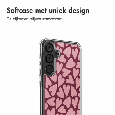 imoshion Hoesje - Geschikt voor Samsung Galaxy A55 (5G) - Design hoesje - Hearty Blush