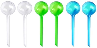 Dailygoods- Plantenbollen - Set van 6 zelfbewaterende bollen - Automatisch bewateringssysteem - Irrigatiesysteem voor potplanten - Hydratatiesysteem voor bloemen/kruiden - Eenvoudige bediening
